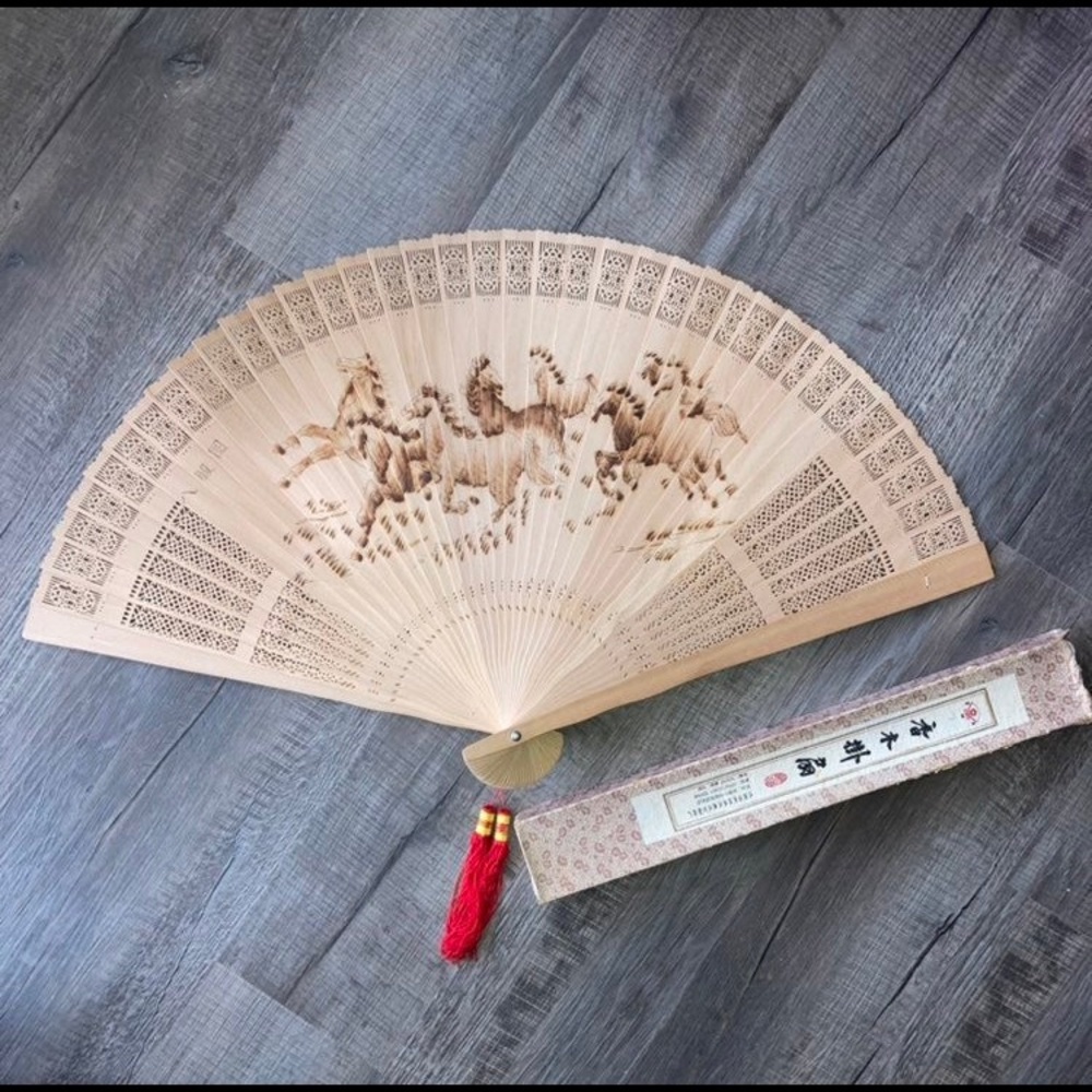 Wooden Chinese Fan